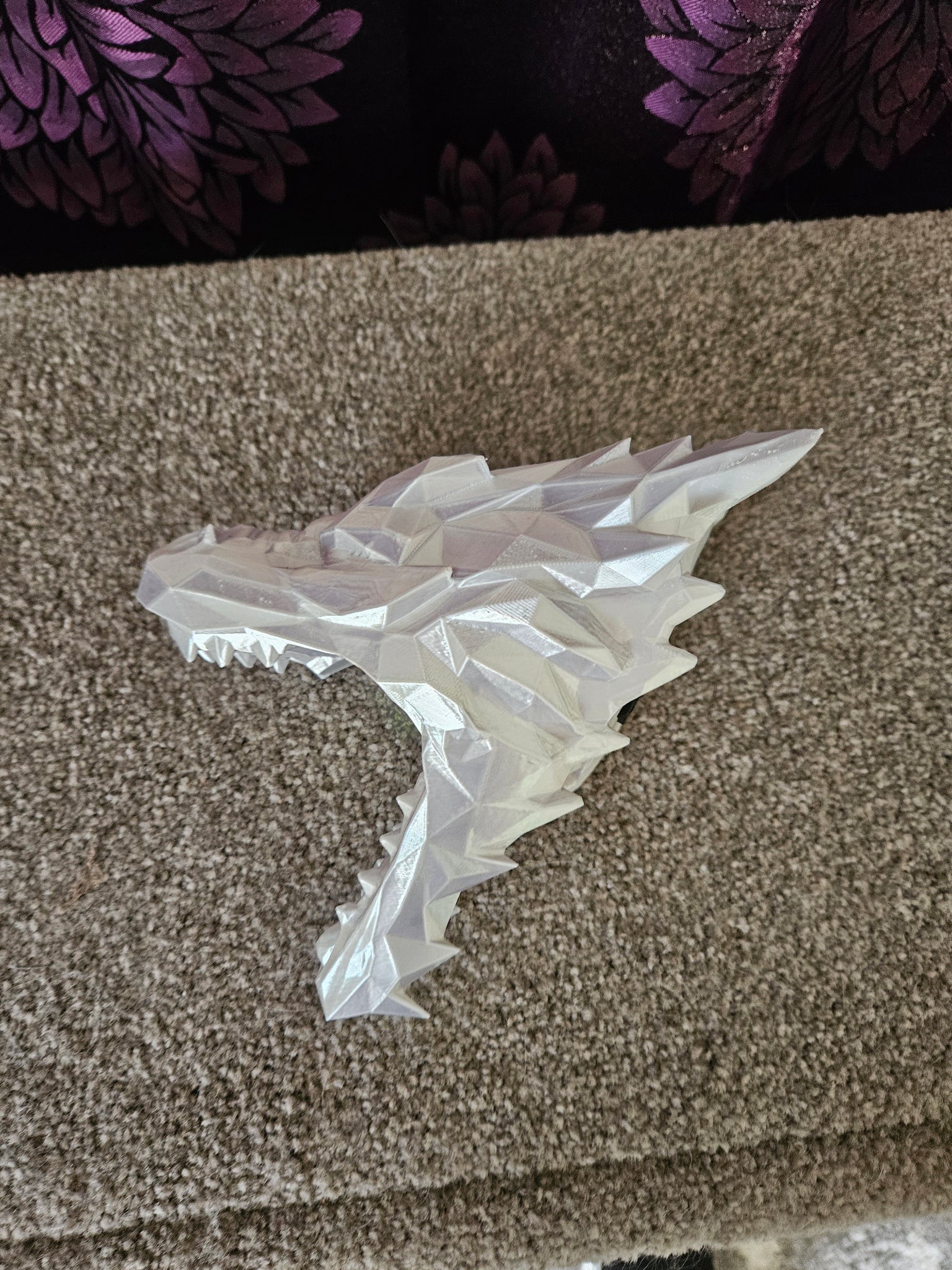 3D PRINTED WALL LIGHT - DRAGON HEAD