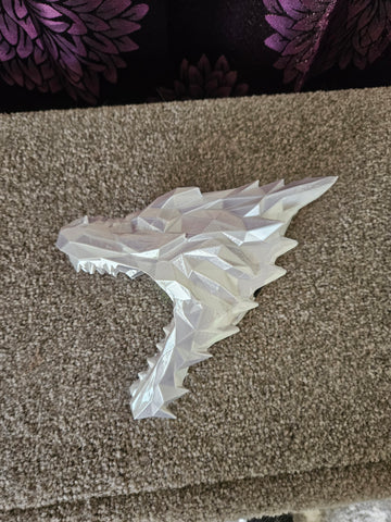 3D PRINTED WALL LIGHT - DRAGON HEAD