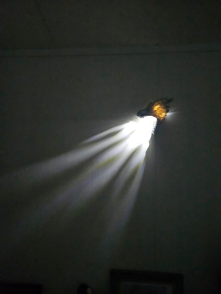 3D PRINTED WALL LIGHT - DRAGON HEAD