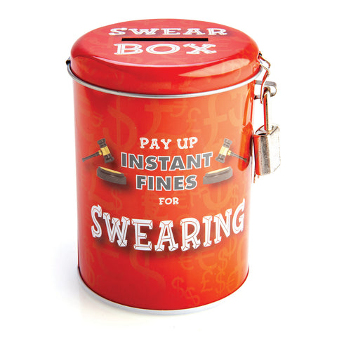 FUNNY SWEARING MONEY FINES TIN