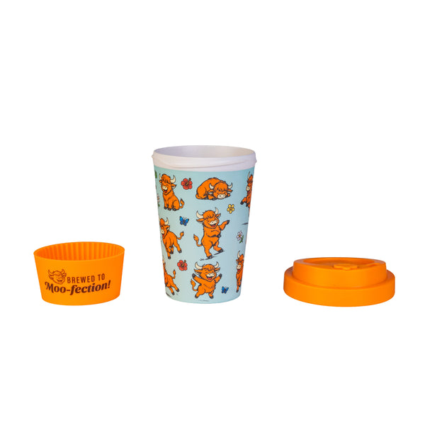 HIGHLAND COW ECO-TO-GO BAMBOO CUP