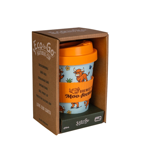 HIGHLAND COW ECO-TO-GO BAMBOO CUP
