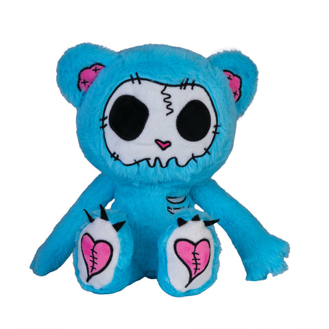 GUS FINKS GRIM THE STITCH BEAR GOOLI PLUSH - BLUE