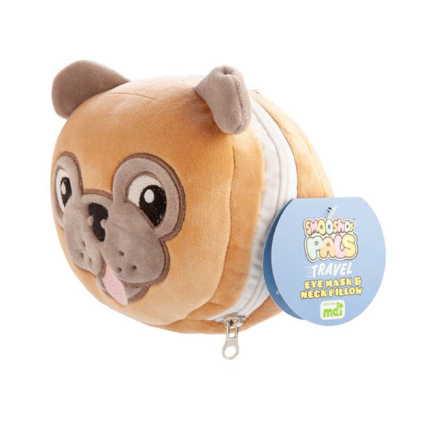 TRAVEL COMFORT MASK & PILLOW - PUG