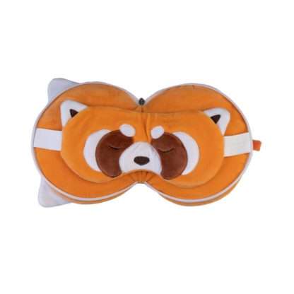 TRAVEL COMFORT MASK & PILLOW - RED PANDA