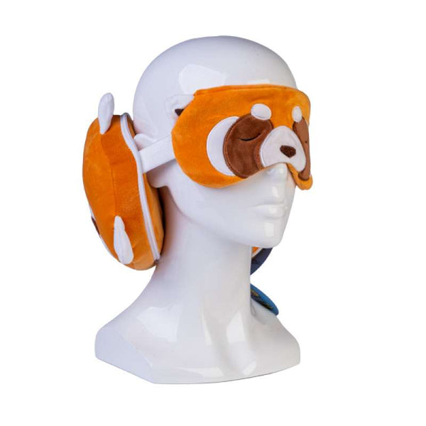 TRAVEL COMFORT MASK & PILLOW - RED PANDA