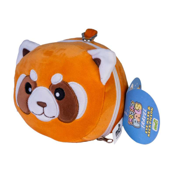 TRAVEL COMFORT MASK & PILLOW - RED PANDA