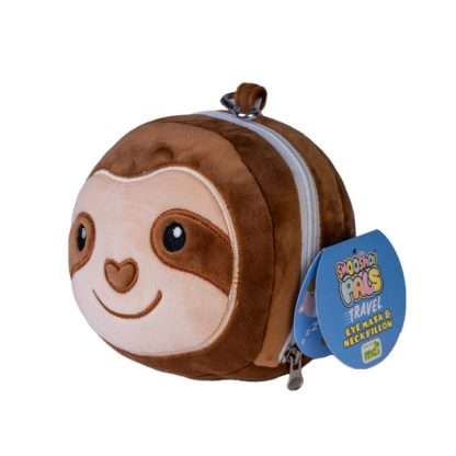 TRAVEL COMFORT MASK & PILLOW - SLOTH