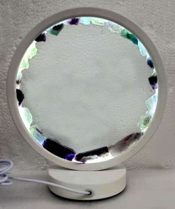 FLUORITE CRYSTAL LED USB TABLE LAMP