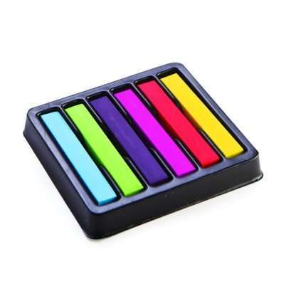 VIBRANT HAIR CHALK - 6 COLOURS