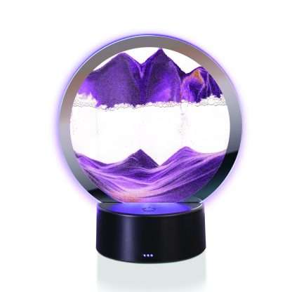 PURPLE LED SAND ART