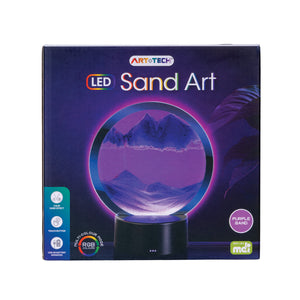 PURPLE LED SAND ART