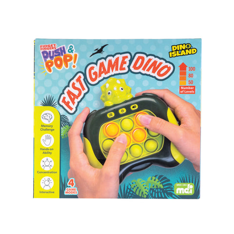 DINO ISLAND PUSH & POP FAST GAME - SENSORY