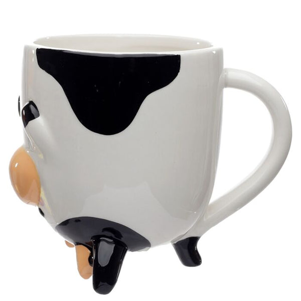 BRAMLEY BUNCH FARM COW UPSIDE DOWN MUG