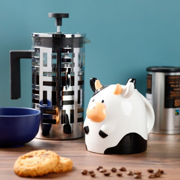 BRAMLEY BUNCH FARM COW UPSIDE DOWN MUG